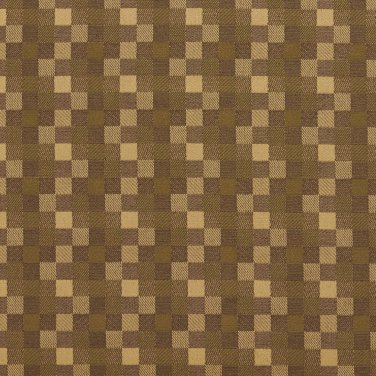 U0240A Green And Brown Checkered Silk Satin Look Upholstery Fabric By The Yard