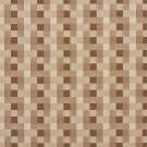U0240B Brown And Beige Checkered Silk Satin Look Upholstery Fabric By The Yard