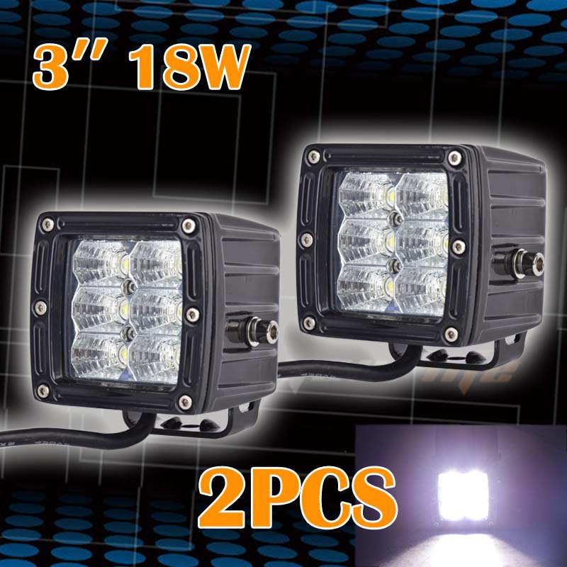 2x27W LED Work Light Spot Offroad Mining Lamp JEEP 4WD ATV 72W 300W ...