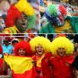 Party Disco Afro Clown Hair Football Fan Adult/Child Costume Curly Wig 13 Colors