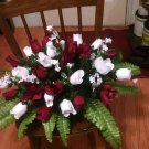 tombstone flower arrangement