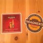 2 Magners Cider beermats. collector rare bar pub ale bitter draught vintage