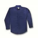 Concealed Carry Shirt  Large  Navy Blue  Long Sleeve Button Front CCW Size L
