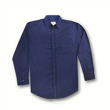Concealed Carry Shirt  Large  Navy Blue  Long Sleeve Button Front CCW Size L
