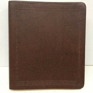 ESV Journaling Bible Brown Bonded Leather Threshhold Design English Standard