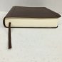 ESV Journaling Bible Brown Bonded Leather Threshhold Design English Standard