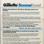 Gillette Sensor Excel Razor 1993 Made in USA New Old Stock Deadstock