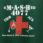 sMASHed MASH 4077th T Shirt XL Green Single Stitch Intensive Care USA 1994