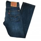 Levis 513 Slim Straight 30x30 Dark Wash Size 30 x 30 Mens Blue Jeans
