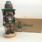 Ulbricht Wooden Chubby Nutcracker Black Forester With Backpack Orig Box 13.5"