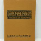 1976 Festival American Folklife Working Americans Program Smithsonian Labor