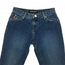 Guess Jeans Size 26 Mid Rise Medium Wash Womens Bootcut Jeans 26 x 33 Triangle