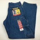 Wrangler Carpenter Jeans Loose Fit 33x33.5 Med Wash Mens 87686DS Rustler Classic