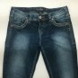 Silver Jeans AIKO 27x31 Mid Slim Thick Stitch Distressed Tapered Leg Mid Slim