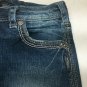 Silver Jeans AIKO 27x31 Mid Slim Thick Stitch Distressed Tapered Leg Mid Slim
