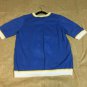 Bob Mackie Wearable Art Medium Blue Short Sleeve Cardigan Sweater Embroidered