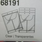 Smead Two Hole Letter Legal Poly Retention Jackets Clear 68191 Case of 24