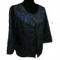 Bob Mackie Wearable Art Small Soutache Sequin Ribbon Evening Jacket NWT Retired