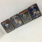 Lot of 4 QB Legends NFL Playing Cards Tins Commemorative 2 Packs Each Sealed
