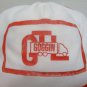 Vintage Mesh Snapback Trucker Hat  GOGGINS TRUCK LINES Orange White Cap USA