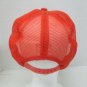 Vintage Mesh Snapback Trucker Hat GOGGINS TRUCK LINES Orange White Cap USA