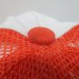 Vintage Mesh Snapback Trucker Hat GOGGINS TRUCK LINES Orange White Cap USA