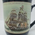 Otagiri Nautical Coffee Mug Tea Cup  The White Diamond Line  Clipper Ship  Japan