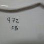Snowman Square Plate Cut Outs White Cream Signed Numbered Christmas