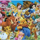 Disney Lenticular Panorama of Friends 150 pc Jigsaw Puzzle 3D 24x9