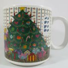 Grant Howard Holiday Coffee Mug Christmas Tree Fireplace Cat Tea Gifts Girl