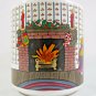 Grant Howard Holiday Coffee Mug Christmas Tree Fireplace Cat Tea Gifts Girl