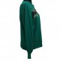 Bob Mackie Wearable Art Small Cardigan Sweater Teal Black Geometric