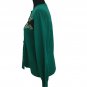Bob Mackie Wearable Art Small Cardigan Sweater Teal Black Geometric