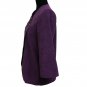 Bob Mackie Wearable Art Small Purple Lined Faux Suede Jacket Embroidered NWT