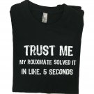 USA Made American Apparel T-Shirt MEDIUM Rouxmate Roux New Orleans Cajun Black