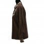 Bob Mackie Wearable Art Small Brown Faux Suede Embroidered Button Up Top Jacket
