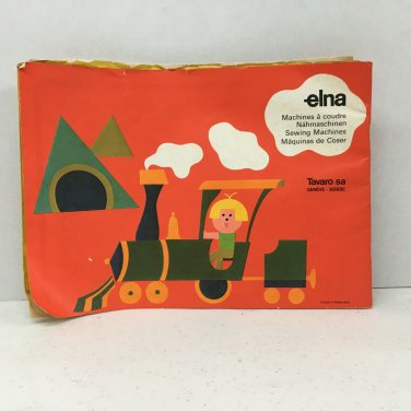 Elna Applique Work With The Sewing Machine Pattern Book Switzerland