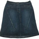 The Limited Stretch Denim Skirt Size 14 Dark Wash 24 Inches Length Hong Kong