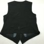 Bob Mackie Wearable Art Sequined Vest Small Gray and Black Faux Suede NWT