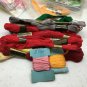 Mixed lot Embroidery Floss plus Aunt Martha Patterns