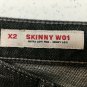 X2 Quality Denim Jeans Womens Size 6 Regular Raw Black Skinny W01 Low Rise NWT