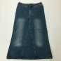 Denim Modesty Skirt Midi No Slit A Line Insert 4P Petite Long Lizwear 28 x 31.5