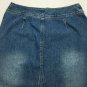 Denim Modesty Skirt Midi No Slit A Line Insert 4P Petite Long Lizwear 28 x 31.5