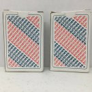 2 Packs Decks American Airlines Blue Red Logo Playing Cards Collector Souvenir