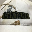 Montana Realtree Camouflage Strapback Off White Hat Cap