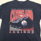 Vintage 1995 Cleveland Indians Large MLB Baseball Graphic T Shirt Logo 7