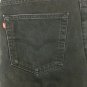 Levi's Black 501 Button Fly Jeans Straight Leg 100 Percent Cotton Mens 40x32