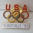 Albertville France 1992 Winter Olympic Games Pin Badge  Lapel Pin Olympics