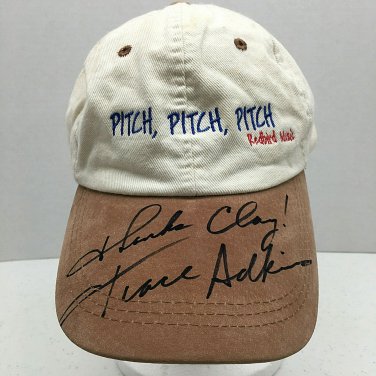 Trace Adkins Autographed Hat Cap Pitch Pitch Pitch Redbird Music Signed