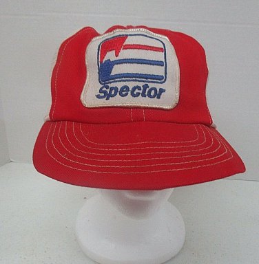 Big Patch Spector Freight System Mesh Snapback Trucker Hat Swingster USA Vintage